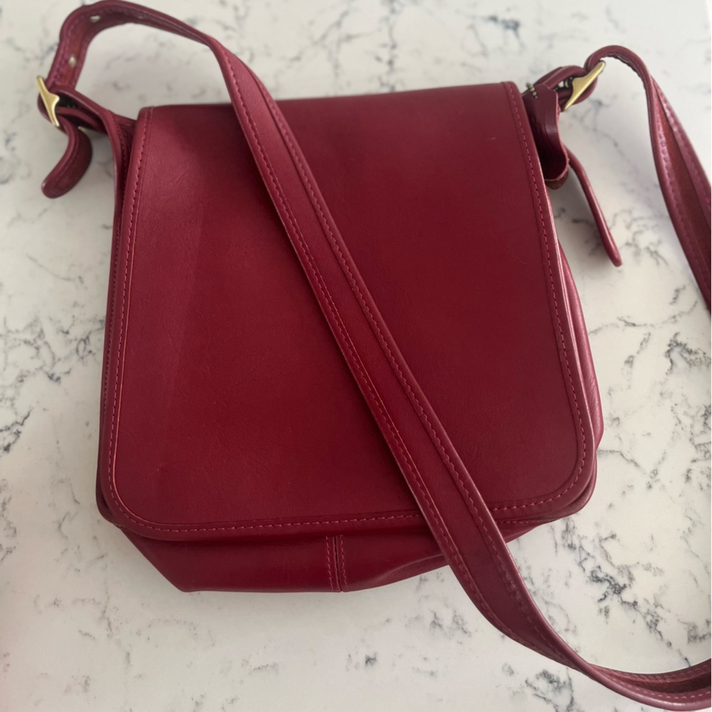 Vintage Coach Legacy Studio Flap Crossbody Handbag,